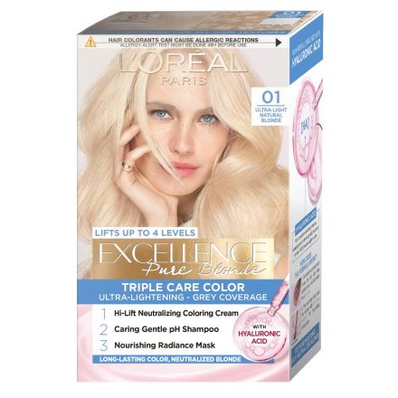 L'ORÉAL PARIS EXCELLENCE PURE BLONDE БОЯ ЗА КОСА 01