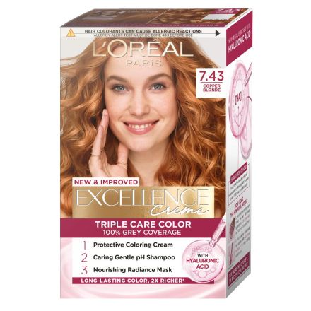 L'ORÉAL PARIS EXCELLENCE CREME БОЯ ЗА КОСА 7.43