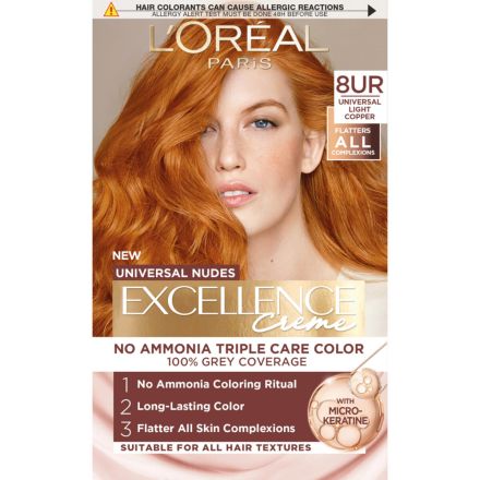 L'ORÉAL PARIS EXCELLENCE NUDES БОЯ ЗА КОСА БЕЗ АМОНЯК 8UR