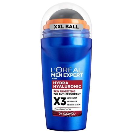 L'OREAL MEN EXPERT HYDRA HYALORONIC 48H Дезодорант рол он против изпотяване за мъже 50 мл