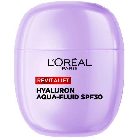L'OREAL REV HYALURON DAIL Y AQUA SPF 30 Флуид за лице, 40мл.