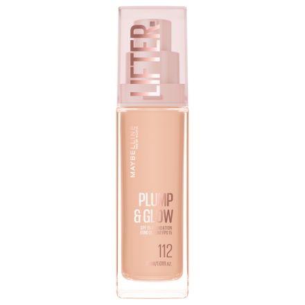 MAYBELLINE NEW YORK LIFTER PLUMP & GLOW Течен фон дьо тен 112
