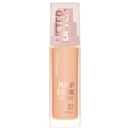 MAYBELLINE NEW YORK LIFTER PLUMP & GLOW Течен фон дьо тен 117