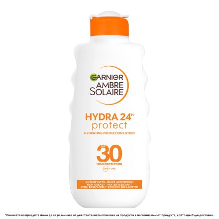 GARNIER AMBRE SOLAIRE Слънцезащитно мляко SPF, 30 200 мл