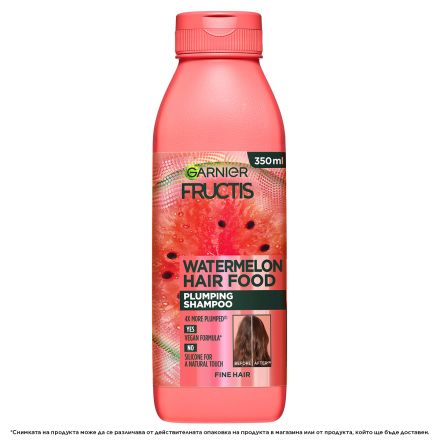 GARNIER FRUCTIS HAIR FOOD WATERMELON Шампоан за тънка коса, 350 мл