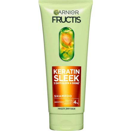 GARNIER FRUCTIS KERATIN SLEEK Шампоан за коса, 200мл.