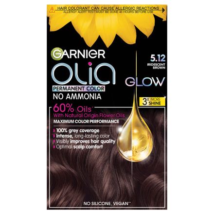 GARNIER OLIA Боя за коса преливащо кафяво №5.12