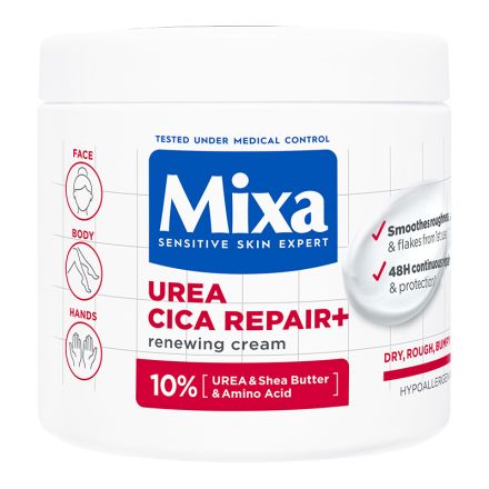MIXA UREA CICA REPAIR Крем за тяло регенериращ за груба и суха кожа 400 мл