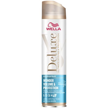WELLA DELUXE Wonder Volume & Protection Лак за коса за обем и защита, 200мл