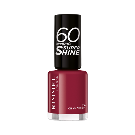 RIMMEL 60 SECONDS Лак за нокти 710 oh my cherry, 8 мл.