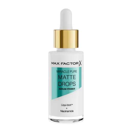 MAX FACTOR MIRACLE PURE MATTE DROPS SERUM PRIMER Матиращ серум-праймър за лице, 30 мл