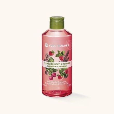 YVES ROCHER Душ гел макси малина и мента, 400 мл.