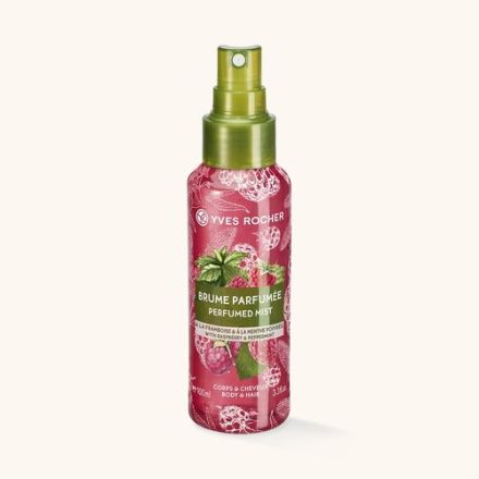 YVES ROCHER BODY MIST Спрей за тяло малина и мента, 100 мл.