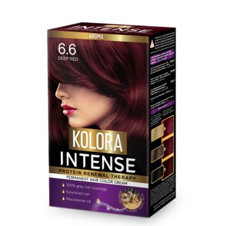 KOLORA INTENSE Боя за коса наситено червен 6.6