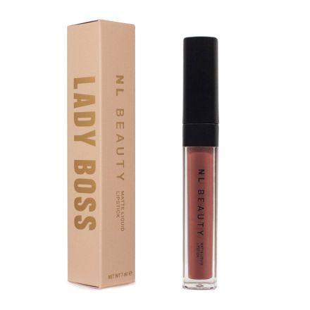 NL BEAUTY Дълготрайно течно матово червило Lady Boss, 7 мл