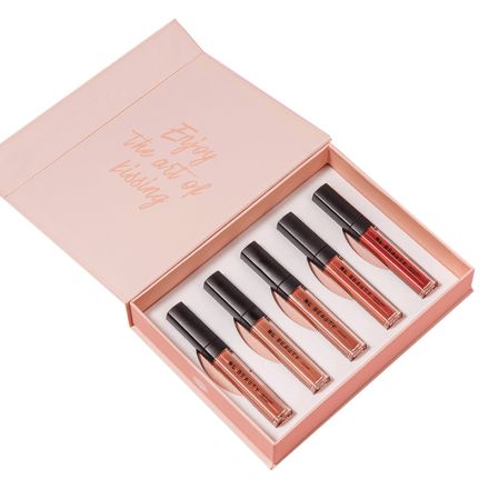 NL BEAUTY Подаръчен комплект ръчно изработен Limited Edition, 5 Червила, 5 x 7 ml
