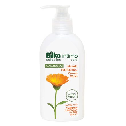 BILKA Течен сапун за интимна хигиена с млечна киселина и лечебни билки, 200 мл
