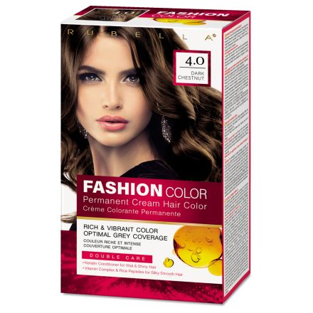 RUBELLA FASHION COLOR DARK CHESTNUT 4.0 Боя за коса