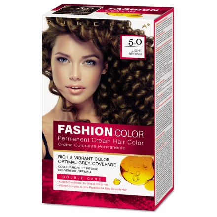 RUBELLA FASHION COLOR LIGHT BROWN 5.0 Боя за коса