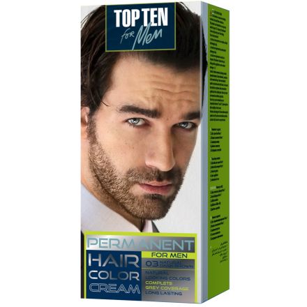 TOP TEN FOR MEN Мъжка боа за коса 03 DARK BROWN