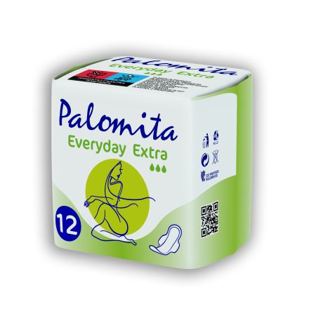 PALOMITA EVERYDAY EXTRA Ежедневни дамски превръзки, 12бр.