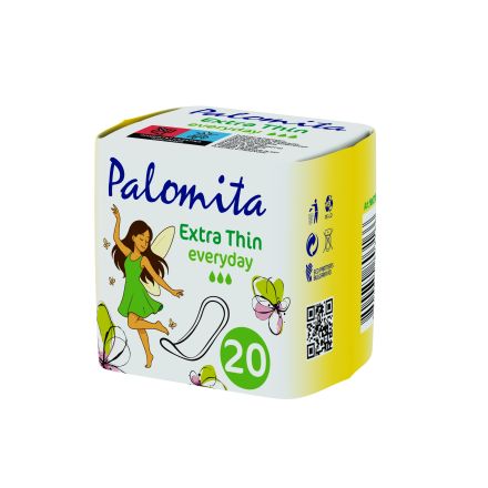 PALOMITA EXTRA THIN EVERYDAY Ежедневни дамски превръзки, 20бр.