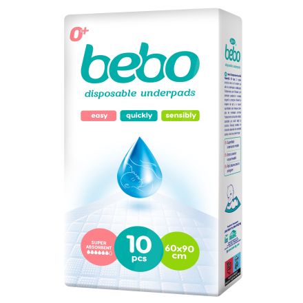 BEBO Подложки за еднократна употреба 60Х90, 10бр.