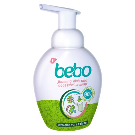 BEBO Пяна за съдове с алое вера 90% натурална , 300мл.