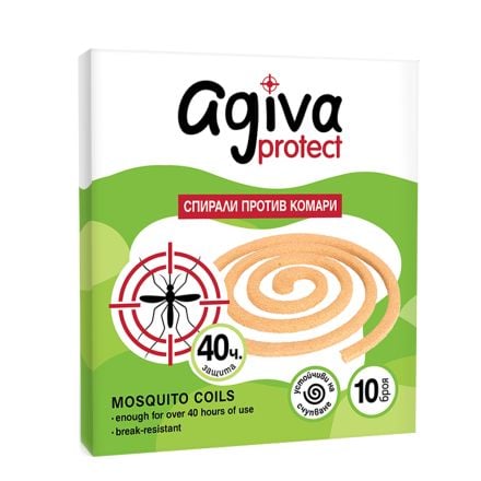 AGIVA PROTECT Спирала против комари, 10бр.