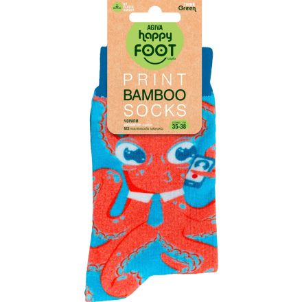 HAPPY FOOTTOPIA Чорапи, октопод р-р 35-38