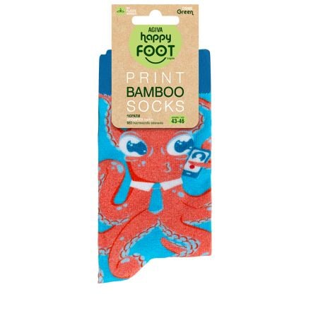 HAPPY FOOTTOPIA Чорапи октопод, р-р 43-46