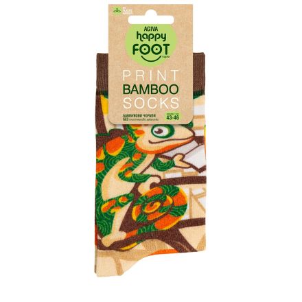 HAPPY FOOTTOPIA Чорапи 78% бамбук хамелеон р-р 43-46
