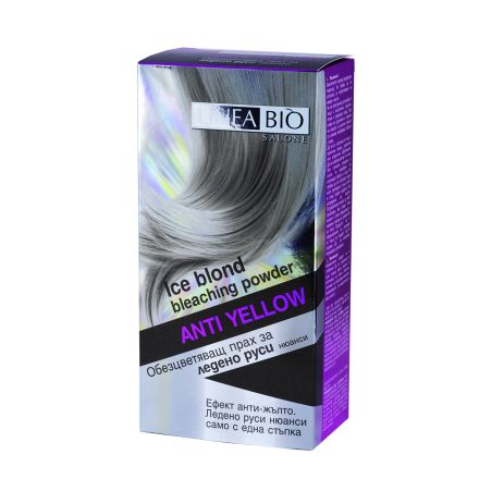 LINEA BIO Пудра срещу жълти оттенъци ice blond, 30 гр.