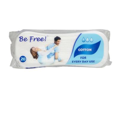 BE FREE COTTON Ежедневни превръзки, 20 бр.
