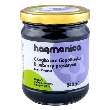 HARMONICA Био сладко от боровинки, 240гр.