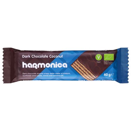HARMONICA Био тунквана вафла с кокос, 40гр.