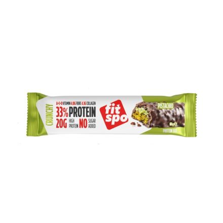 FITSPO CRUNCHY Протеинов бар шамфастък, 60гр.