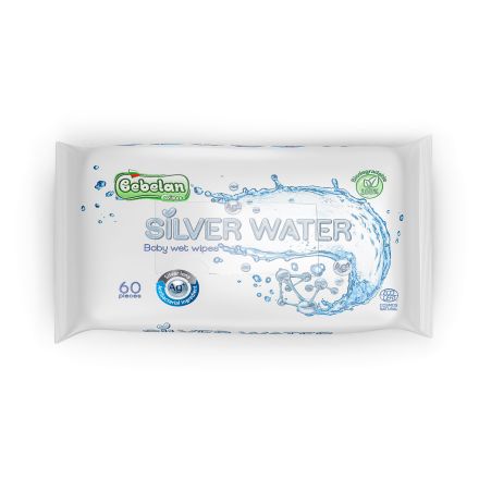BEBELAN Бебешки мокри кърпички със Сребърна Вода, 60 бр