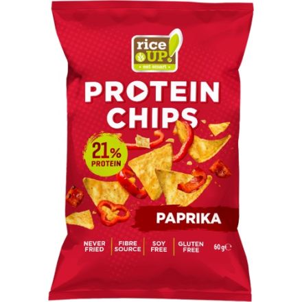 RiceUP! Протеинов чипс паприка, 60гр.