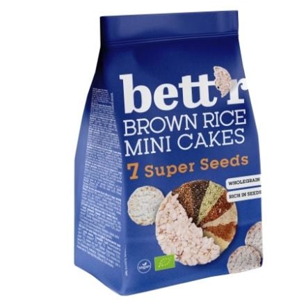 BETT'R Мини оризовки със 7 супер семена, 50 гр.
