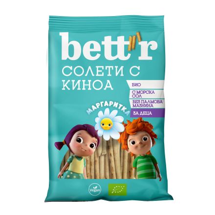 BETT'R солети с киноа маргаритка 50гр.