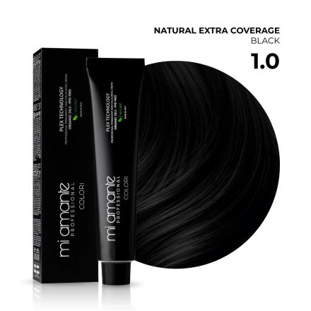 MI AMANTE COLORI BLACK 1.0 Професионална боя за коса, 100мл.