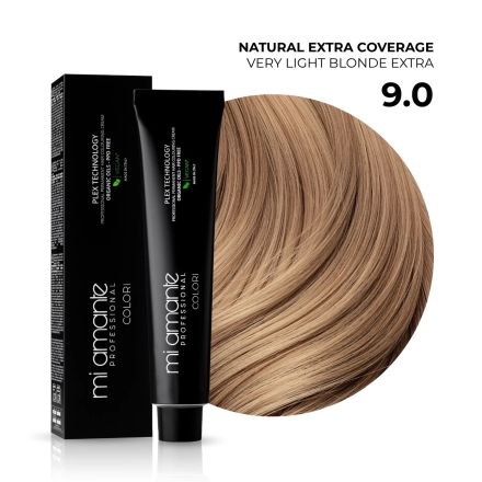 MI AMANTE COLORI VERY LIGHT BLONDE 9.0 Професионална боя за коса, 100мл.