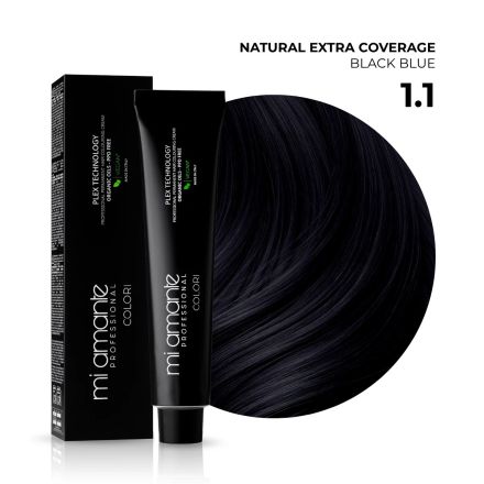 MI AMANTE COLORI BLACK BLUE 1.1 Професионална боя за коса