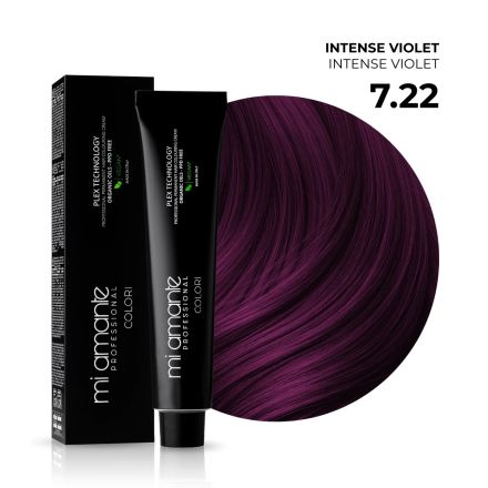 MI AMANTE COLORI INTENSE VIOLET 7.22 Професионална боя за коса, 100мл.