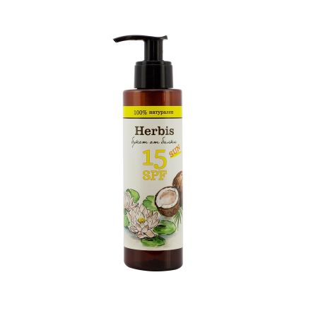 HERBIS Натурално слънцезащитно мляко SPF15, 200 мл.