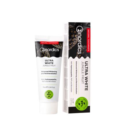NORDICS ULTRA WHITE Реминерализираща паста за зъби, 75мл.