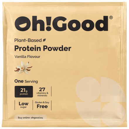 Oh!Good  PROTEIN POWDER Растителен протеин с вкус ванилия саше, 30 гр