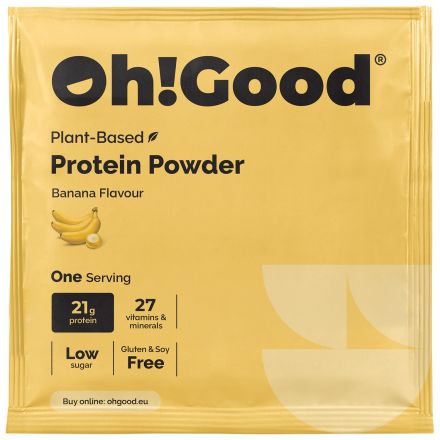 Oh!Good PROTEIN POWDER Растителен протеин с вкус банан саше, 30 гр
