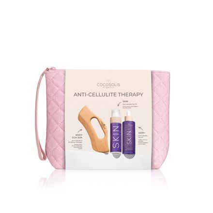 COCOSOLIS ANTI-CELLULITE Комплект олио, 110мл.+серум, 100мл.+масажор+несесер